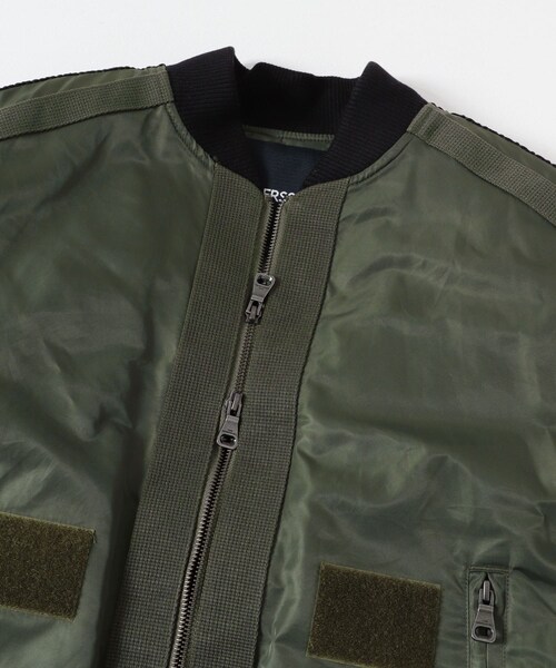 URBAN RESEARCH（アーバンリサーチ）の「Andersson Bell　F/L WASHED BOMBER JACKET（スタジャン・メンズ・KHAKI・M/L）」の4枚目の写真