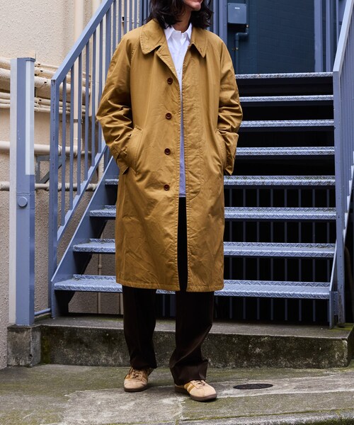 ADAM ET ROPE'（アダムエロペ）の「【AMC】Stefan（ステンカラーコート・メンズ・カーキ系・44/46/48）」の6枚目の写真