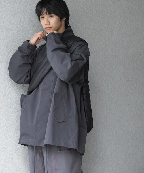 SENSE OF PLACE by URBAN RESEARCH(センスオブプレイスバイアーバンリサーチ)の「ショートモッズコート(モッズコート・メンズ・IVORY/CHARCOAL/NAVY・M/L)」の15枚目の写真
