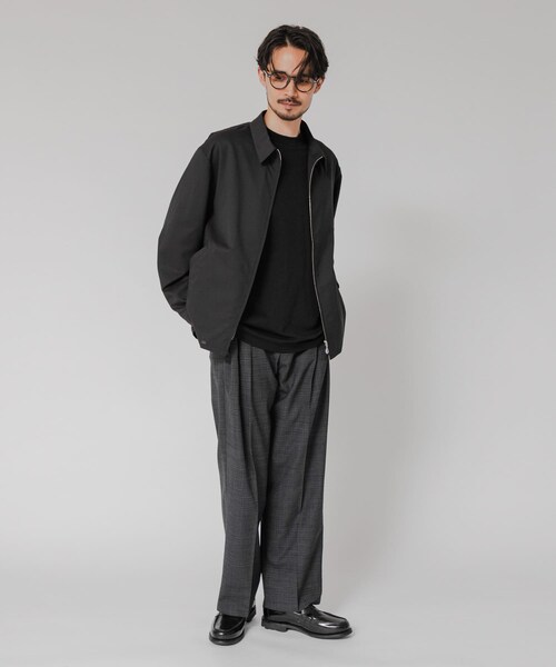 URBAN RESEARCH(アーバンリサーチ)の「『洗濯可/防シワ/接触冷感』WASHABLE WOOL SPORTS JACKET(ブルゾン・メンズ・NAVY/BLACK/CHARCOAL・M/L)」の9枚目の写真