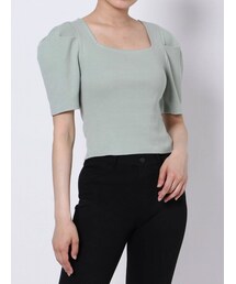 EMODA | タックスリーブフィットトップ(Tシャツ/カットソー)