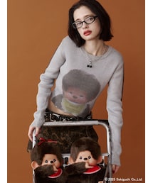 jouetie | 【monchhichi×jouetie】フォトプリントニット(ニット/セーター)