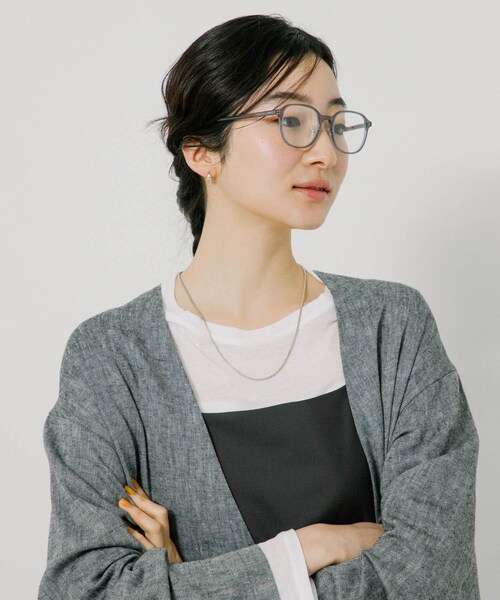 URBAN RESEARCH(アーバンリサーチ)の「『別注』KANEKO OPTICAL×URBAN RESEARCH TYPE-C(メガネ・レディース・クリアグレー/クリアブラウン・-)」の7枚目の写真