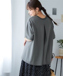 nissen | バックタックAライントップス(Tシャツ/カットソー)