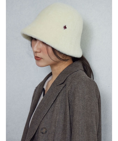 LAGUNAMOON（ラグナムーン）の「【POLO BCSコラボ】バケットハット（ハット・レディース・クリーム/アイボリー/グレー・F）」の9枚目の写真