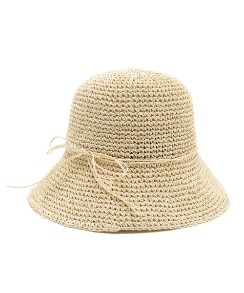 VIS(ビス)の「ナチュラル雑材ハット(ハット・レディース・ダークブラウン/ベージュ/ベージュ系・F)」の20枚目の写真