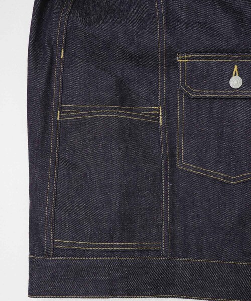 URBAN RESEARCH DOORS（アーバンリサーチドアーズ）の「『別注』SASSAFRAS×DOORS　GARDENER R JACKET（デニムジャケット・メンズ・INDIGO・S/M）」の4枚目の写真