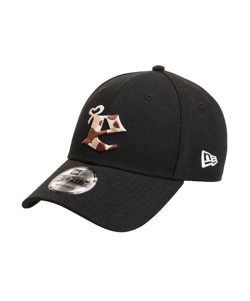 EVRIS（エヴリス）の「【NEW ERA®×EVRIS】オリジナル eロゴ 9FORTY™（キャップ・レディース・ブラック・F）」の2枚目の写真