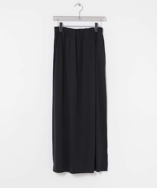 URBAN RESEARCH（アーバンリサーチ）の「AMOMENTO　JERSEY MAXI LONG SKIRT（スカート・レディース・CHARCOAL/IVORY・0/1）」の2枚目の写真