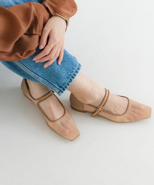 URBAN RESEARCH(アーバンリサーチ)の「シアーメリージェーンフラットシューズ(パンプス・レディース・BLACK/BEIGE・23.5/24/24.5/25)」の22枚目の写真