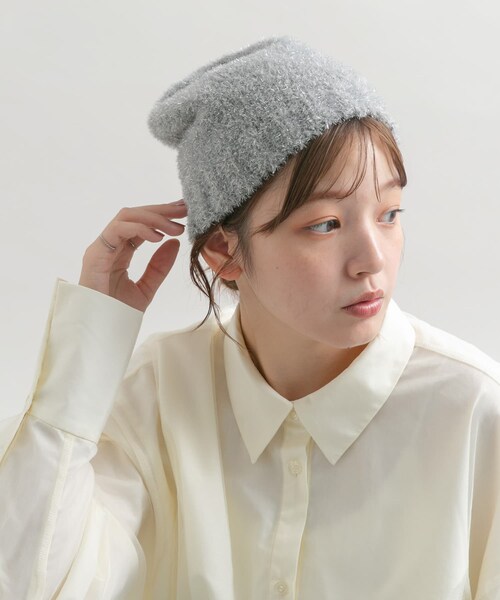 KBF（ケイビーエフ）の「ラメニットビーニー（ニットキャップ/ビーニー・レディース・BLACK/SILVER・one）」の11枚目の写真