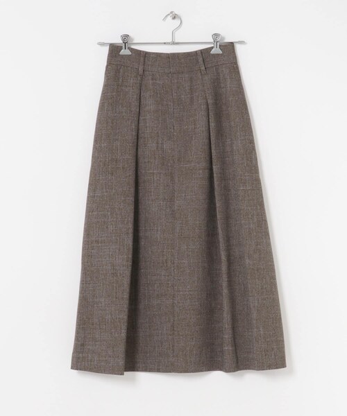 URBAN RESEARCH ROSSO（アーバンリサーチロッソ）の「タックスカート（スカート・レディース・LIGHTGRAY/BROWN・36/38）」の18枚目の写真