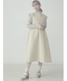 merry jenny | flowerキルトフレアワンピース(ワンピース)