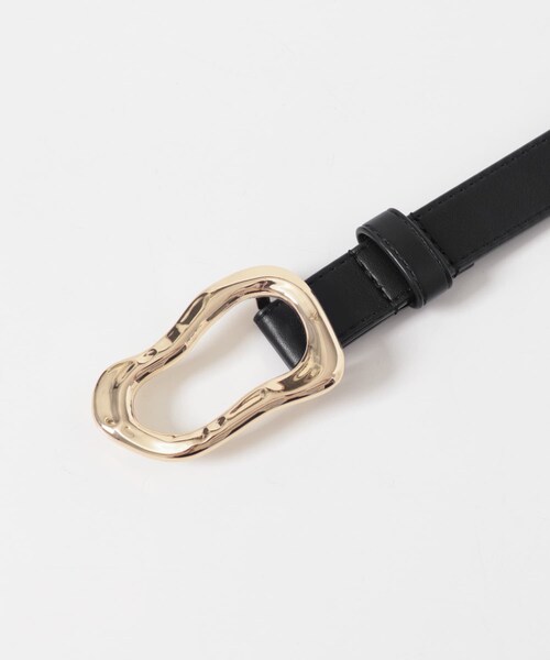 URBAN RESEARCH ROSSO（アーバンリサーチロッソ）の「LE VERNIS　POIRE BELT（ベルト・レディース・ブラック/ブラウン/モカ・-）」の8枚目の写真