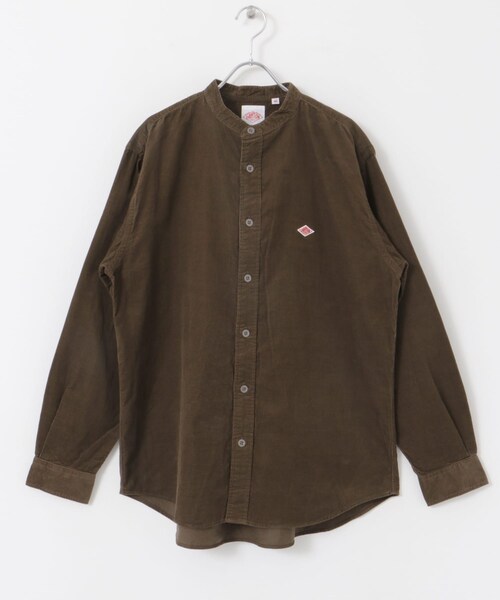 URBAN RESEARCH DOORS（アーバンリサーチドアーズ）の「DANTON　BAND COLLAR SHIRTS LONG-SLEEVE（シャツ/ブラウス・メンズ・MOLE BROWN/SAND BEIGE/CHARCOAL・38/40/42）」の17枚目の写真