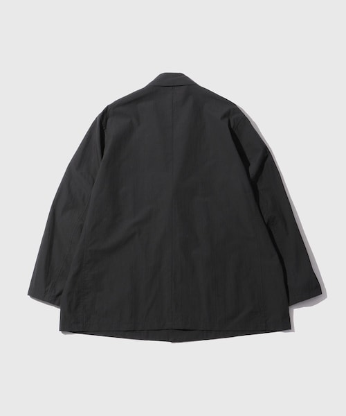 ADAM ET ROPE'(アダムエロペ)の「【Pelemele/ペールメール】COVERALL JACKET COTTON BOIL(テーラードジャケット・メンズ・スミクロ/ベージュ・L/M/S)」の15枚目の写真