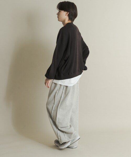 SENSE OF PLACE by URBAN RESEARCH(センスオブプレイスバイアーバンリサーチ)の「フェードワッフルバルーンスウェット(スウェット・メンズ・BLACK/BROWN/BLUE・M/L)」の18枚目の写真