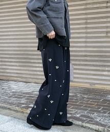 ITEMS URBANRESEARCH | 刺繍ベロアパンツ(その他パンツ)
