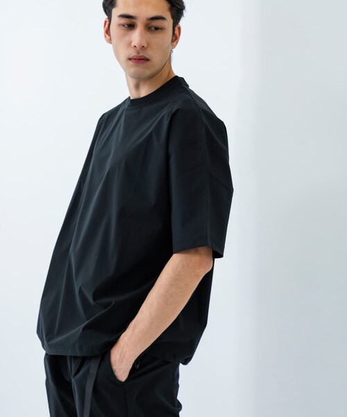 URBAN RESEARCH（アーバンリサーチ）の「『XLサイズあり』『撥水』SOLOTEX STRETCH SHORT-SLEEVE T-SHIRTS（Tシャツ/カットソー・メンズ・BLACK/D.NAVY/ICE GRAY・M/L/XL）」の5枚目の写真