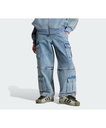 adidas | ミッドライズ ツーインワン デニムパンツ(パンツ)