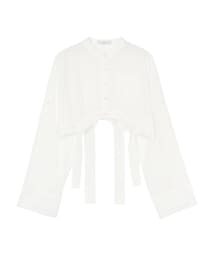 UN3D. | ROUND PARTS SHEER SHORT SH(シャツ/ブラウス)
