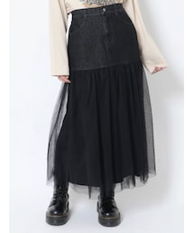 jouetie | チュールドッキングスカート(スカート)