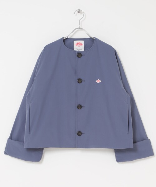 URBAN RESEARCH DOORS(アーバンリサーチドアーズ)の「DANTON COLLARLESS JACKET(その他アウター・レディース・DK.BLUE/IVORY/NAVY・36)」の12枚目の写真