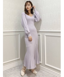 dazzlin | ボレロデザインマーメイドニットワンピース(ワンピース)