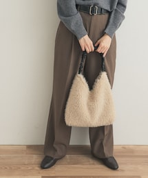 URBAN RESEARCH DOORS | ファーハンドルバッグ(トートバッグ)