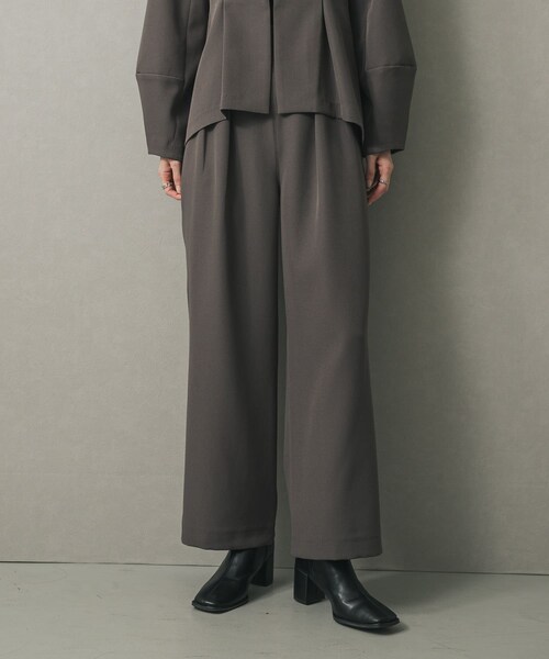 SENSE OF PLACE by URBAN RESEARCH（センスオブプレイスバイアーバンリサーチ）の「ウエストタックジャケットセットアップ（セットアップ・レディース・BLACK/GRAY/BEIGE・S/M）」の16枚目の写真