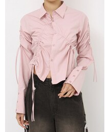 jouetie | アシメドロストギャザーシャツ(シャツ/ブラウス)