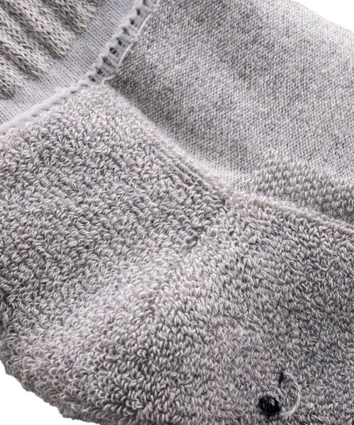 bonjour records（ボンジュールレコーズ）の「VIBSOXヴィブソックス SHORT RIB SOCKS（ソックス/靴下・レディース・ブラック/グレー/ホワイト・F/L/S）」の15枚目の写真