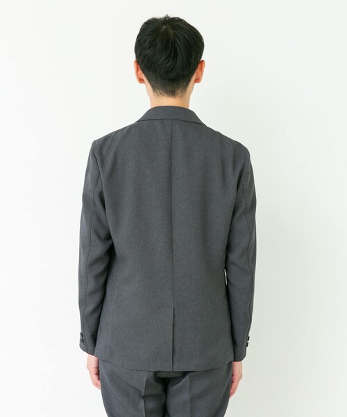 URBAN RESEARCH DOORS(アーバンリサーチドアーズ)の「LIFE STYLE TAILOR リネンライク千鳥柄コンフォータブルジャケット(テーラードジャケット・メンズ・GRAY/BROWN・S/M/L/XL)」の16枚目の写真