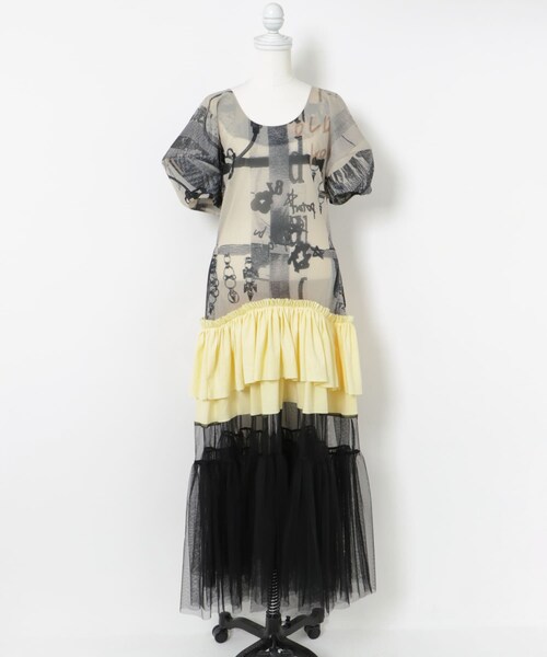THE GOODLAND MARKET（ザグッドランドマーケット）の「old honey　72℃ dress（ワンピース・レディース・green/beige・FREE）」の12枚目の写真