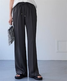 nissen | 【しわシャキ】イージーセミフレアパンツ（防しわ・形態安定・接触冷感・UVカット）＜大きいサイズ有＞(パンツ)