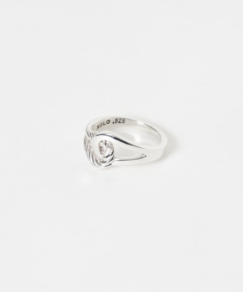 URBAN RESEARCH(アーバンリサーチ)の「XOLO DOUBLE LOOP RING(リング・メンズ・SILVER・L)」の3枚目の写真