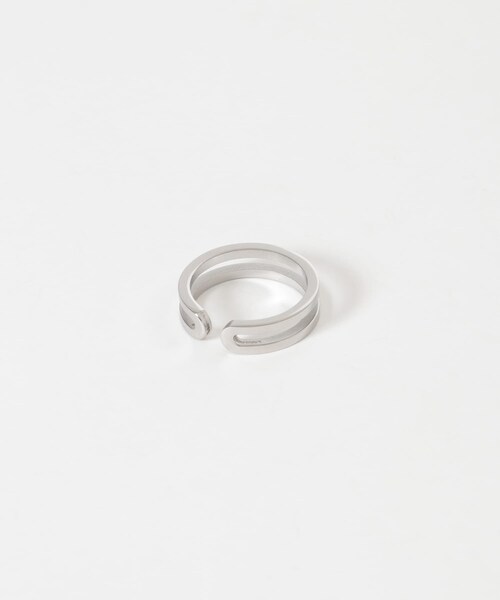 SMELLY（スメリー）の「ステンレスダブルラインリング（リング・メンズ・SLV・-）」の7枚目の写真