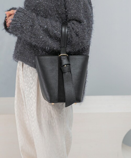 URBAN RESEARCH ROSSO（アーバンリサーチロッソ）の「AULENTTI　BAG（ハンドバッグ・レディース・BEIGE/NERO/BRUCIATO・-）」の5枚目の写真