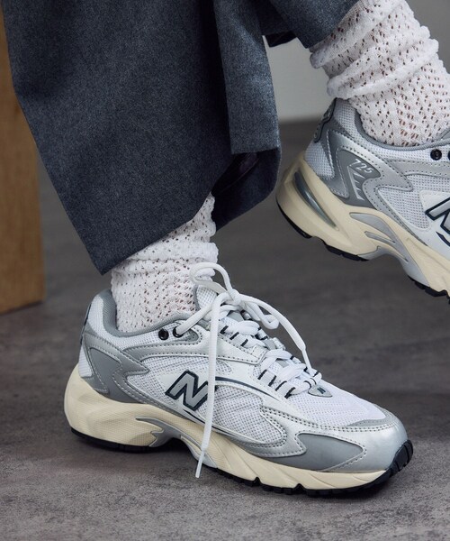 ADAM ET ROPE'（アダムエロペ）の「【CONLEAD（コンリード）】Lace Short / レースソックス（ソックス/靴下・レディース・ホワイト/ダークブラウン/ベージュ/パープル・F）」の15枚目の写真