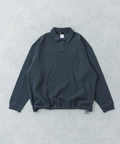 URBAN RESEARCH(アーバンリサーチ)の「『UR TECH』Wide Dad Dad TECH ポロプルオーバー(ポロシャツ・メンズ・D.NAVY/CHARCOAL・1/2)」の14枚目の写真