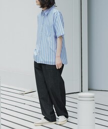 URBAN RESEARCH Sonny Label | インドコットンストライプシャツ(シャツ/ブラウス)