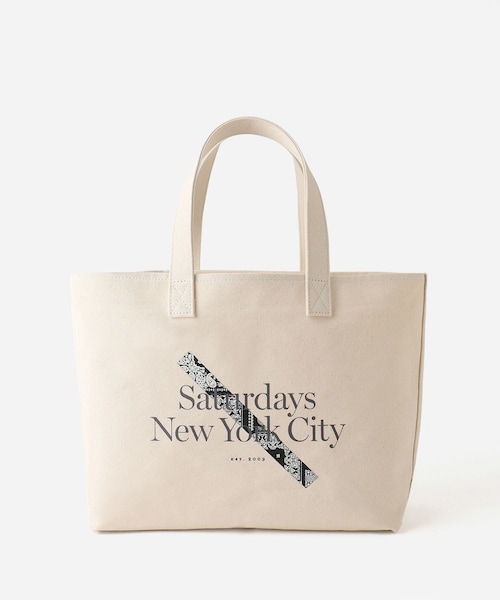 Saturdays NYC（サタデーズ ニューヨークシティ ）の「MIYAGIHIDETAKA x Saturdays NYC Bandana Slash Tote bag（トートバッグ・レディース・ブラック/レッド・F）」の15枚目の写真