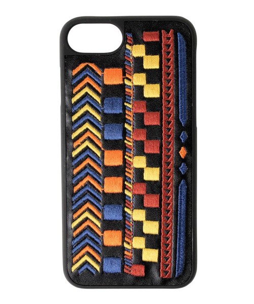 MURUA（ムルーア）の「ラフアフリカン刺繍iphone6/6S/7 case（スマホケース/カバー・レディース・ダークミックス/シルバー・F）」の2枚目の写真