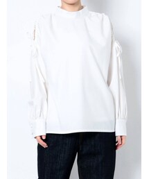 LAGUNAMOON | オープンショルダーギャザーブラウス(シャツ/ブラウス)