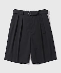 ADAM ET ROPE' | シアサッカー ベルテッドイージーショーツ(その他パンツ)