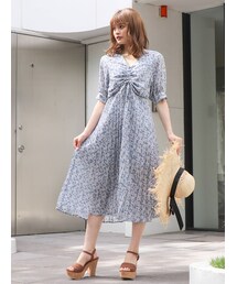 dazzlin | ベビーフラワープリーツワンピース(ワンピース)