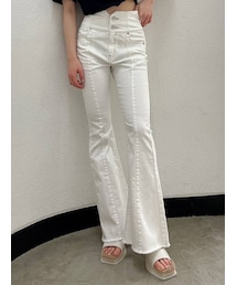 GYDA | H/W フィットフレアデニムパンツ(デニムパンツ)