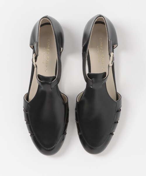 かぐれ（カグレ）の「CORSO ROMA 9　STRAP SANDAL（サンダル・レディース・NERO・36/37/38）」の5枚目の写真