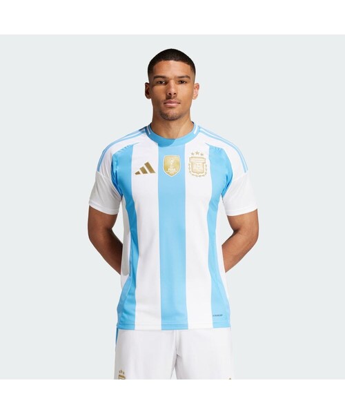 adidas(アディダス)の「アルゼンチン代表 24 ホームユニフォーム(トップス・メンズ・ホワイト・XS/M/XL/2XL/4XL/S/L/3XL/5XL/6XL)」の1枚目の写真