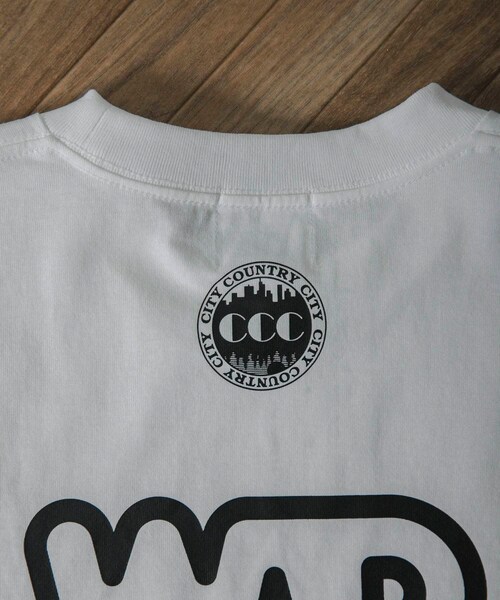 URBAN RESEARCH（アーバンリサーチ）の「CITY COUNTRY CITY　CCC×WAR＿COTTON L/S T（Tシャツ/カットソー・メンズ・BLK/WHT/WHT/BLK/WHT/BLU・L/XL）」の8枚目の写真